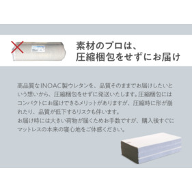 【セット商品】ファセット 三つ折りマットレス＋ファセットピロー 詳細画像