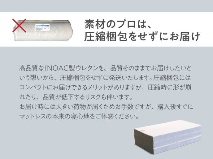 【セット商品】ファセット 三つ折りマットレス＋ファセットピロー 詳細画像